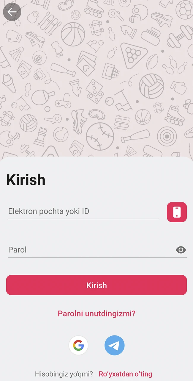 Hoziroq DBbet rasmiy veb-saytiga kiring.