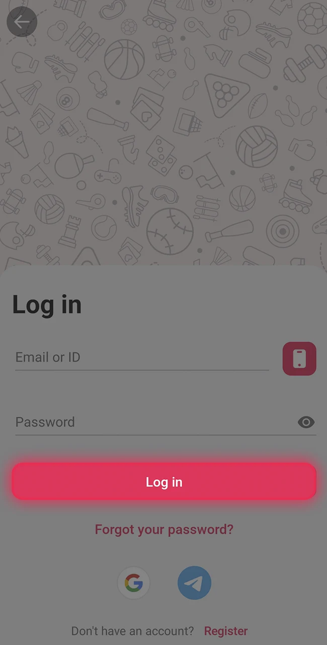 Securely sign in to the official DBbet website.